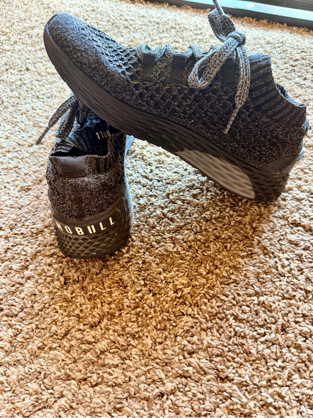NOBULL Black Knit Athletic Shoes - Picture 5 of 11